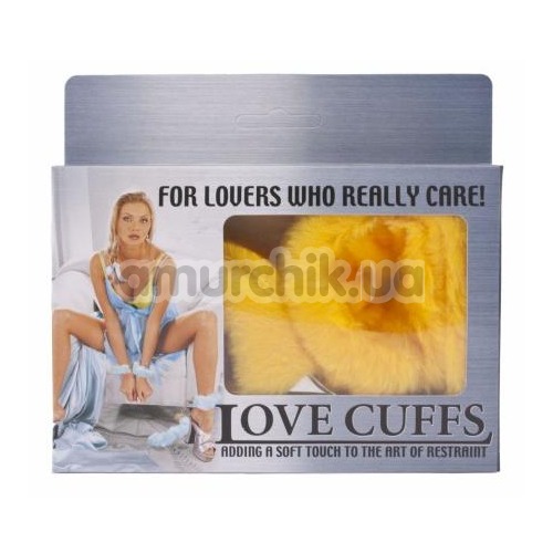 Наручники Love Cuffs желтые