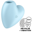 Симулятор орального секса для женщин с вибрацией Satisfyer Cutie Heart, голубой - Фото №5