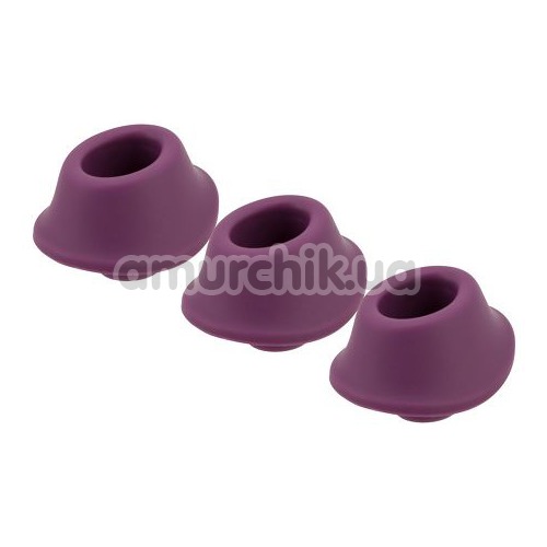 Набір насадок на симулятор орального сексу для жінок Womanizer Premium, Classic (Size M), фіолетовий - Фото №1