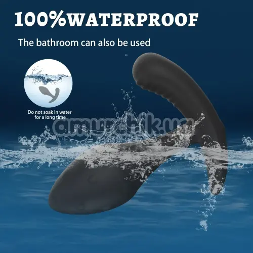 Анальна пробка з вібрацією Odeco Every Night Toys Miah, чорна