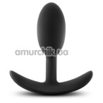 Анальная пробка Luxe Wearable Vibra Slim Plug Small, черная - Фото №1