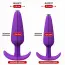 Анальная пробка Alume Silicone Anchor Plug M, фиолетовая - Фото №5