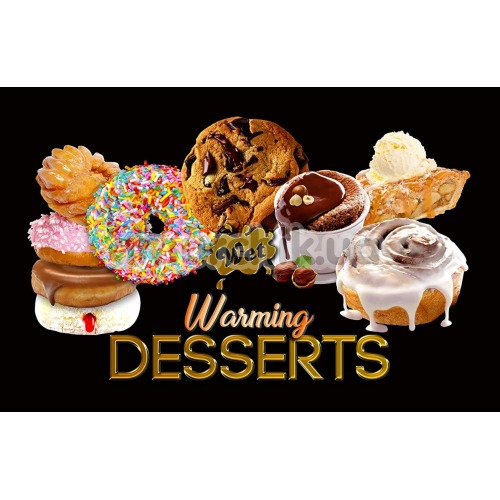 Лубрикант с согревающим эффектом Wet Warming Desserts Fresh Delicious Donuts - пончики, 30 мл