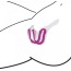 Вагинальный расширитель со стимулятором точки G Frisky Pental Pusher, розовый - Фото №3