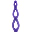 Анальная пробка Booty Call Silicone Triple Probe, фиолетовая - Фото №6