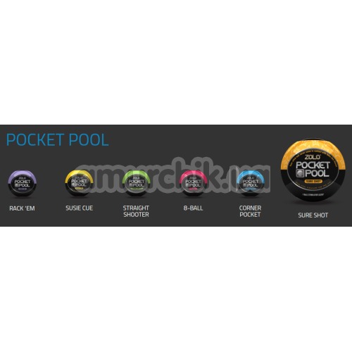 Мастурбатор Zolo Pocket Pool - 8 Ball