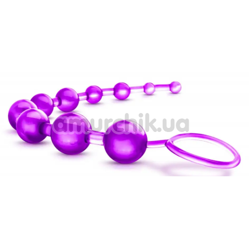 Анальная цепочка B Yours Basic Beads, фиолетовая
