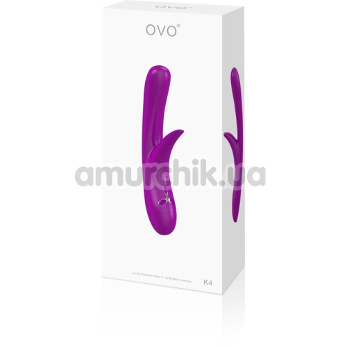 Вібратор OVO K4, пурпуровий