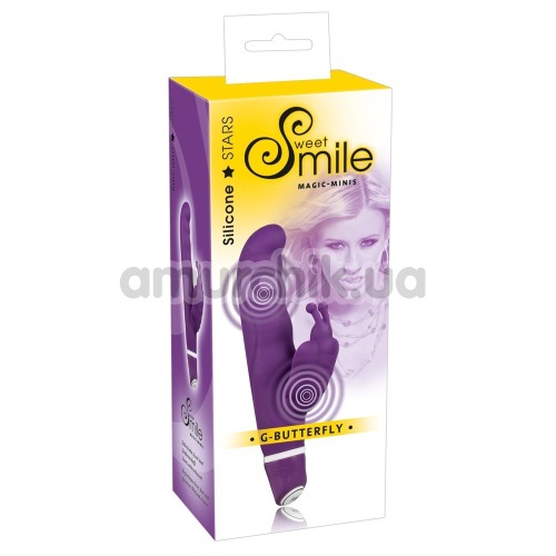 Вібратор Smile G - Butterfly, фіолетовий