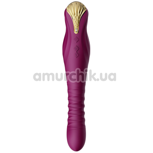 Вибратор для точки G Zalo King Vibrating Thruster, фиолетовый - Фото №1