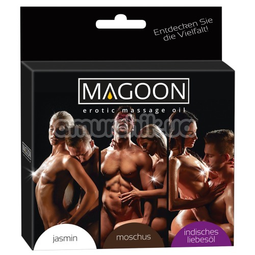 Набір для масажу Magoon Erotic Massage, 3 х 50 мл