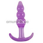 Анальна пробка Jelly Rancher Ripple T - Plug, фіолетова - Фото №1