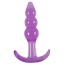 Анальна пробка Jelly Rancher Ripple T - Plug, фіолетова - Фото №1