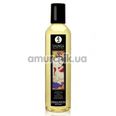 Масажна олія Shunga Erotic Massage Oil Stimulation Peach - персик, 250 мл - Фото №1