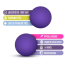 Вагинальные шарики Luxe Double O Advanced Kegel Balls, фиолетовые - Фото №5