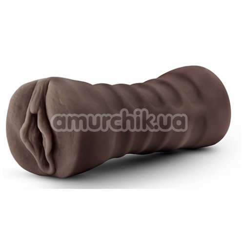 Искусственная вагина с вибрацией Hot Chocolate Alexis, коричневая