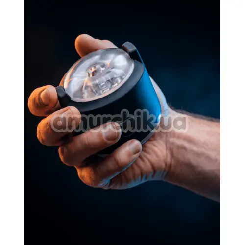 Інтерактивний мастурбатор з вібрацією Kiiroo Powershot, прозорий