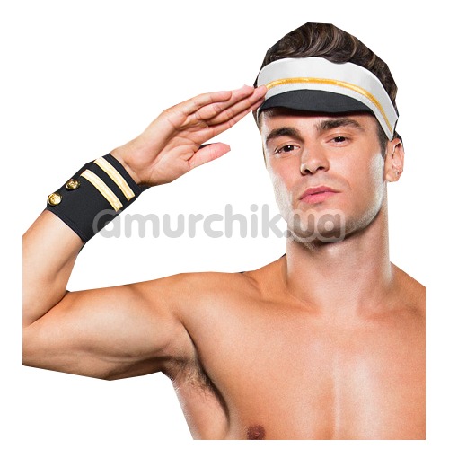 Костюм моряка Sailor Trunk, Cuffs & Hat Set: трусы + манжеты + фуражка