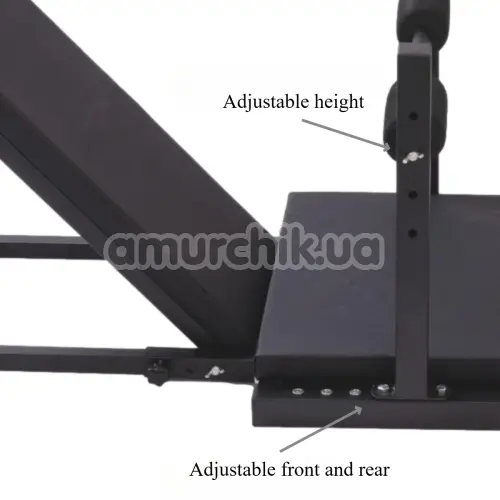 Крісло для сексу Bedroom Fantasies Bondage Chair, чорне