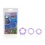 Набір ерекційних кілець Silicone Island Rings фіолетовий, 3 шт - Фото №7