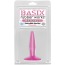 Анальна пробка Basix Rubber Works Mini Butt Plug, рожева - Фото №2