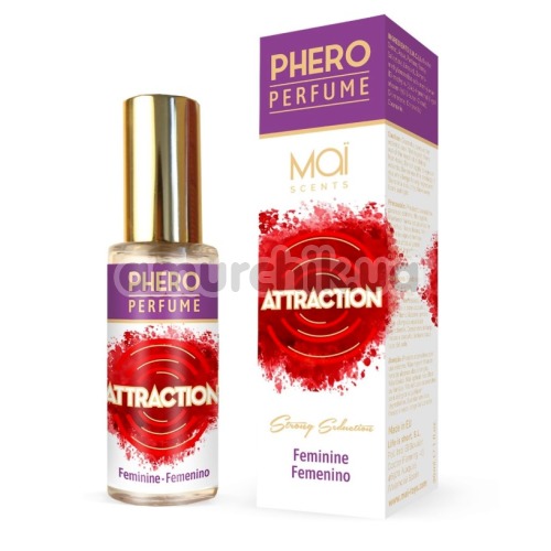 Духи с феромонами Phero Perfume Attraction Feminino для женщин, 30 мл
