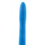 Вибратор Neon Luv Touch Ribbed Slims голубой - Фото №2