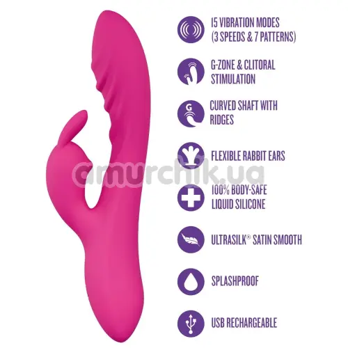 Вібратор Sexy Things Wild Lust, рожевий