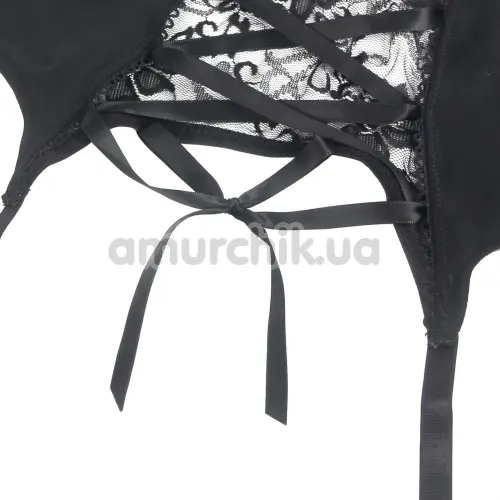 Пояс для чулок мужской Star Night MP279, черный