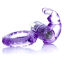 Эрекционное кольцо c вибрацией Boss Series Rabbit Vibro Cock Ring, фиолетовое - Фото №4