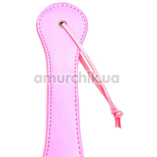 Шлепалка овальная DS Fetish Paddle XOXО, розовая 