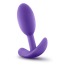 Анальная пробка Luxe Wearable Vibra Slim Plug Small, фиолетовая - Фото №2
