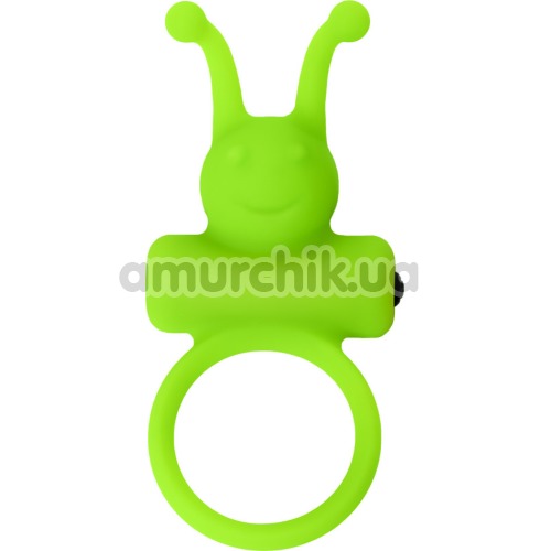 Виброкольцо A-Toys Cock Ring 768017, салатовое