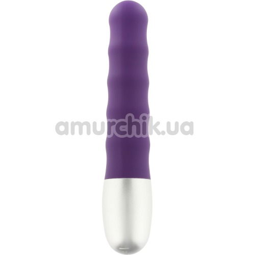 Вибратор Discretion Ribbed Vibrator, фиолетовый - Фото №1