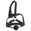 Кляп Bad Kitty Head Harness, черный - Фото №2