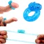 Виброкольцо Reusable Cock Ring, голубое - Фото №6