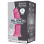 Фаллоимитатор Silexd Premium Silicone Dildo Model 2 Size 6, светящийся в темноте розовый - Фото №3