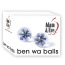Вагинальные шарики Ben Wa Blue Blossom - Фото №6