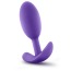 Анальная пробка Luxe Wearable Vibra Slim Plug Medium, фиолетовая - Фото №3
