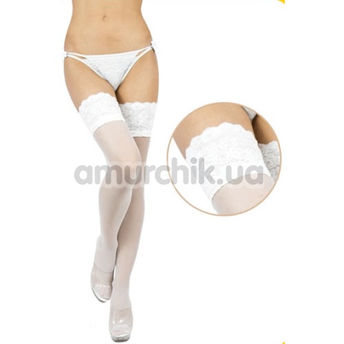 Чулки Stockings белые (модель 5508)