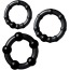 Набор из 3 эрекционных колец A-Toys 769004, черный - Фото №0