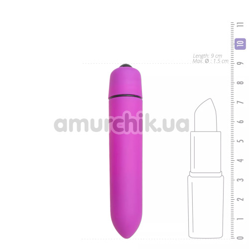 Віброкуля Easy Toys Vibrating Bullet 10 Speed Mini Vibrator, фіолетова