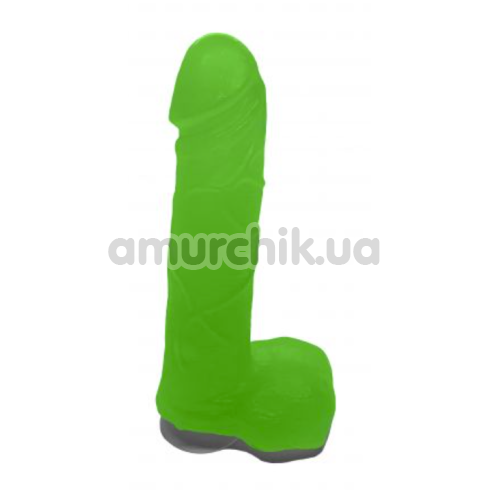 Мило у вигляді пеніса з присоскою Pure Bliss M, зелене - Фото №1