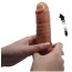 Страпон з вібрацією Ultra Passionate Harness Realdeal Penis Strap On, коричневий - Фото №22