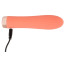 Вибратор Peachy Mini Ribbed Vibrator, оранжевый - Фото №3