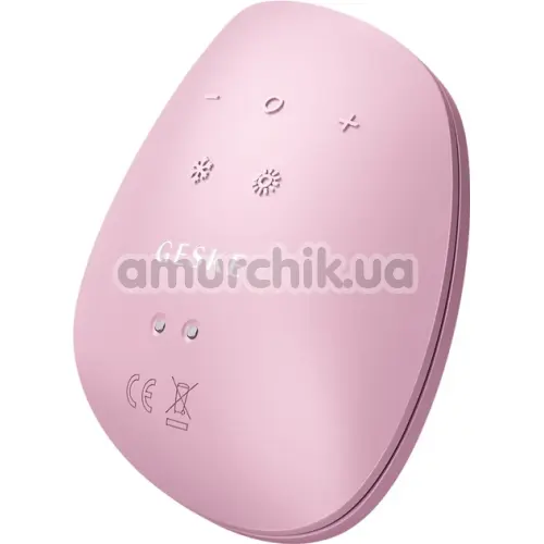 Ультразвуковой массажер-маска для лица Geske Sonic Warm & Cool Mask 9 in 1, светло-розовый