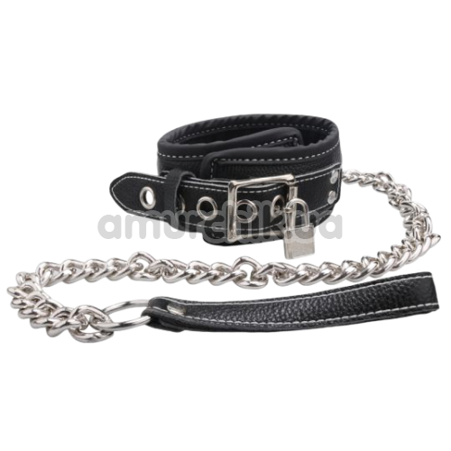 Бондажный набор sLash BDSM Soft Genuine Leather Bondage Set, чёрный