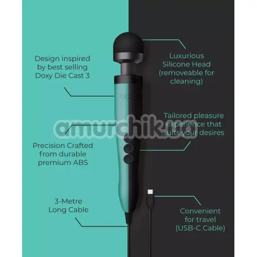 Универсальный вибромассажер Doxy 3 USB-C, черный