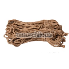 Мотузка Shibari Studio, коричнева - Фото №1