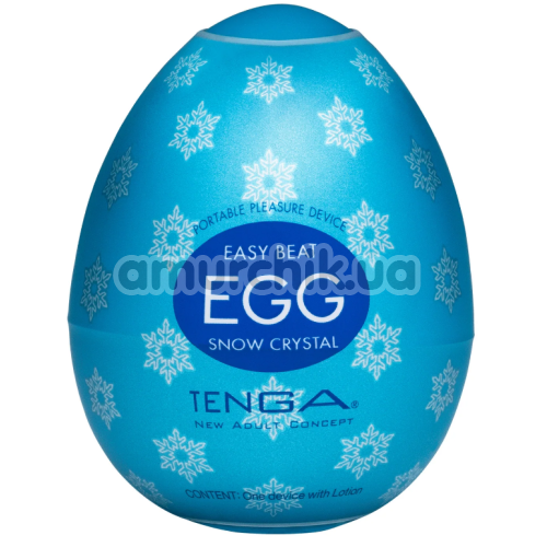 Мастурбатор Tenga Egg Easy Beat Snow Crystal - Фото №1